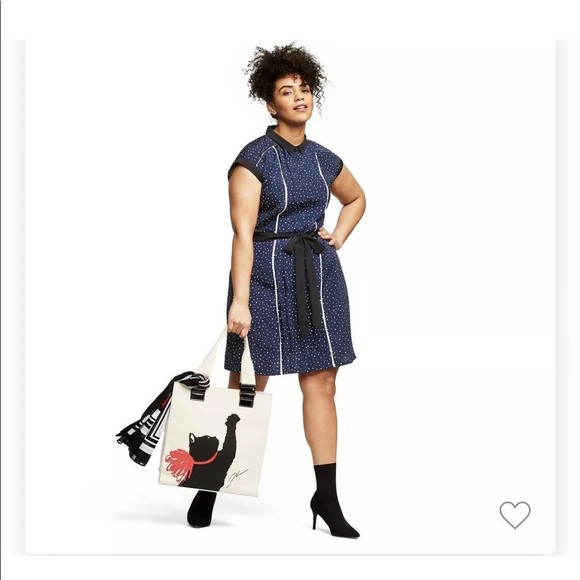 Jason Wu X Target Polka Dot Pleated Mini Dress - Picture 3 of 5